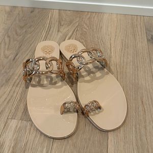 Vince Camuto sandals - never worn - rose gold - size 9M